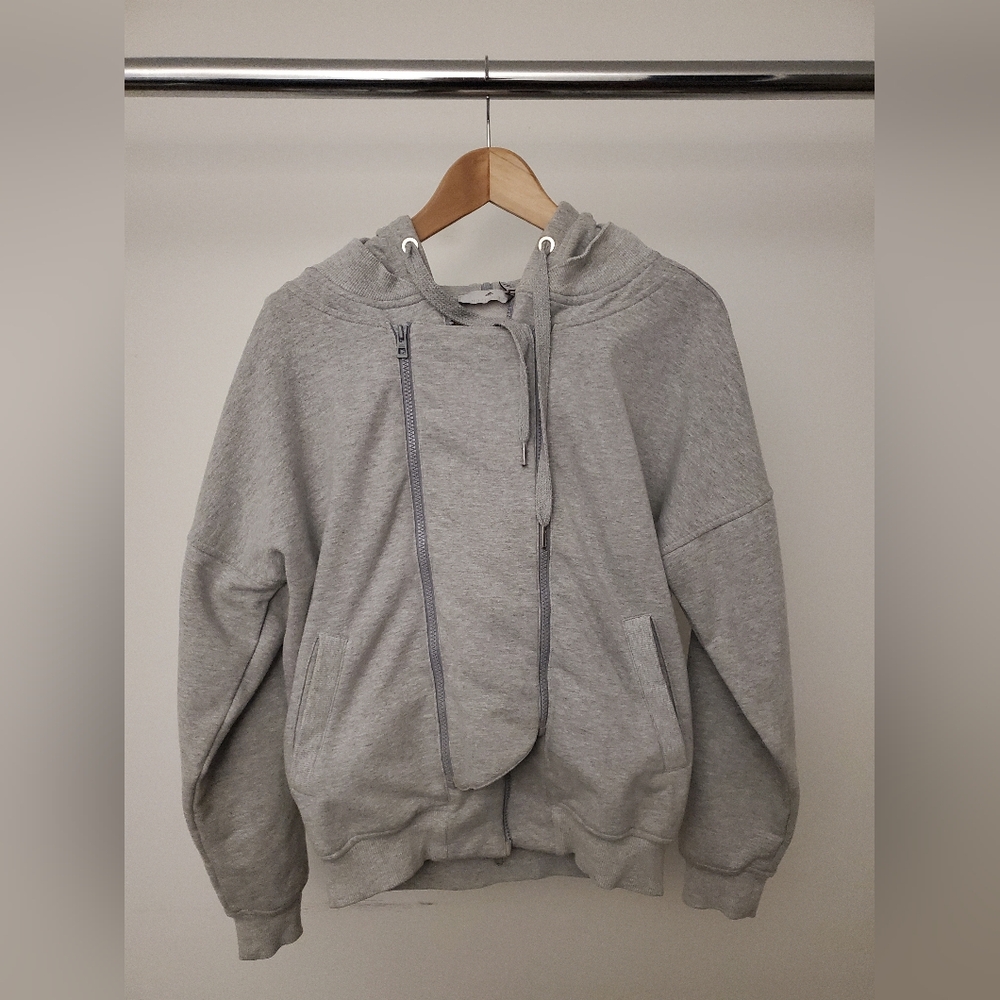 Stella McCartney x Adidas Gray Zip-Up Hoodie